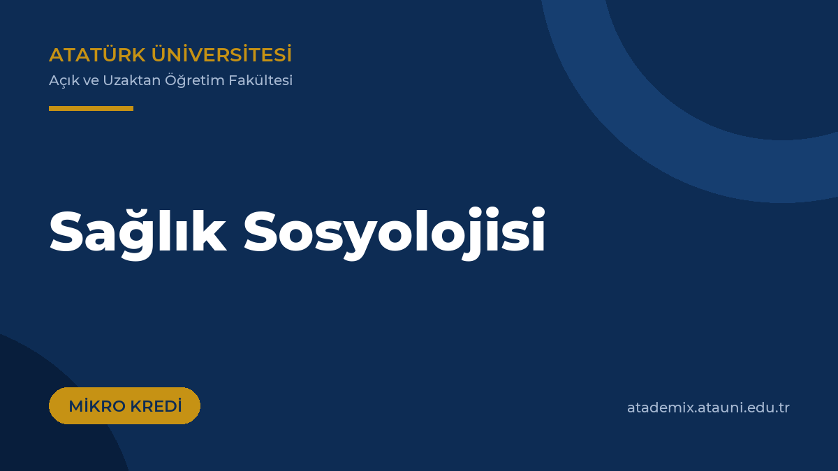 Sağlık Sosyolojisi